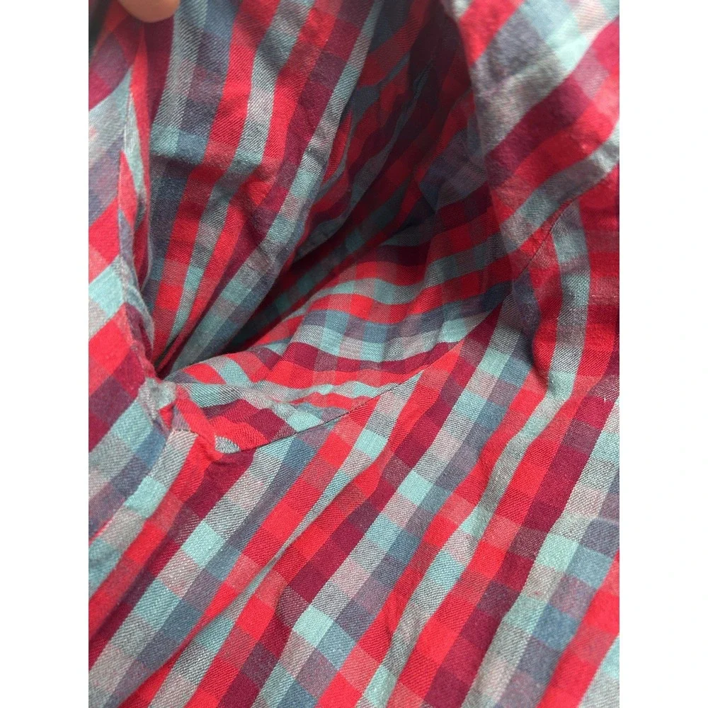 Vtg Eddie Bauer Barn Chore Coat Canvas‎ Flannel Lined Corduroy *Missing Buttons*